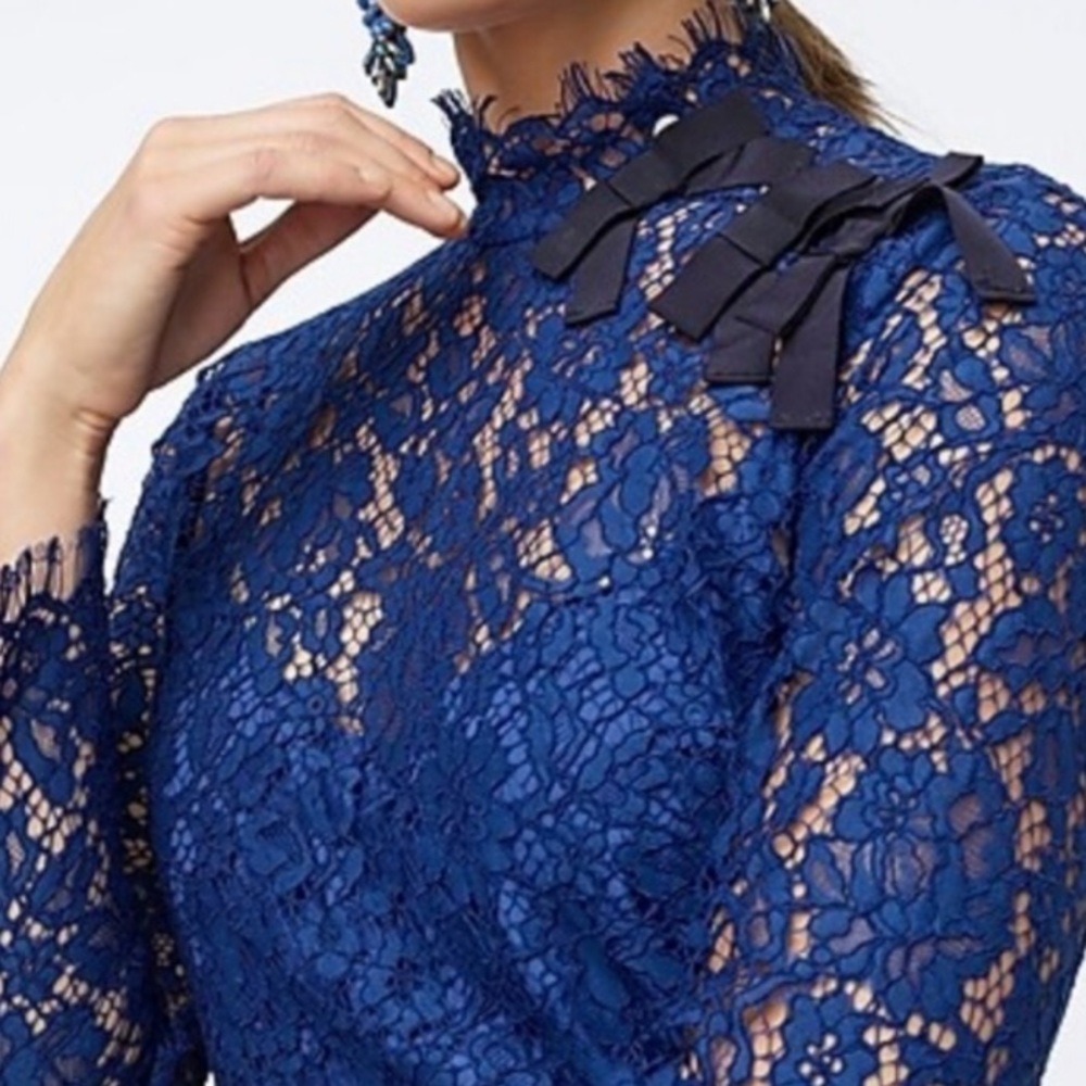 J. Crew Baroque Lace Top